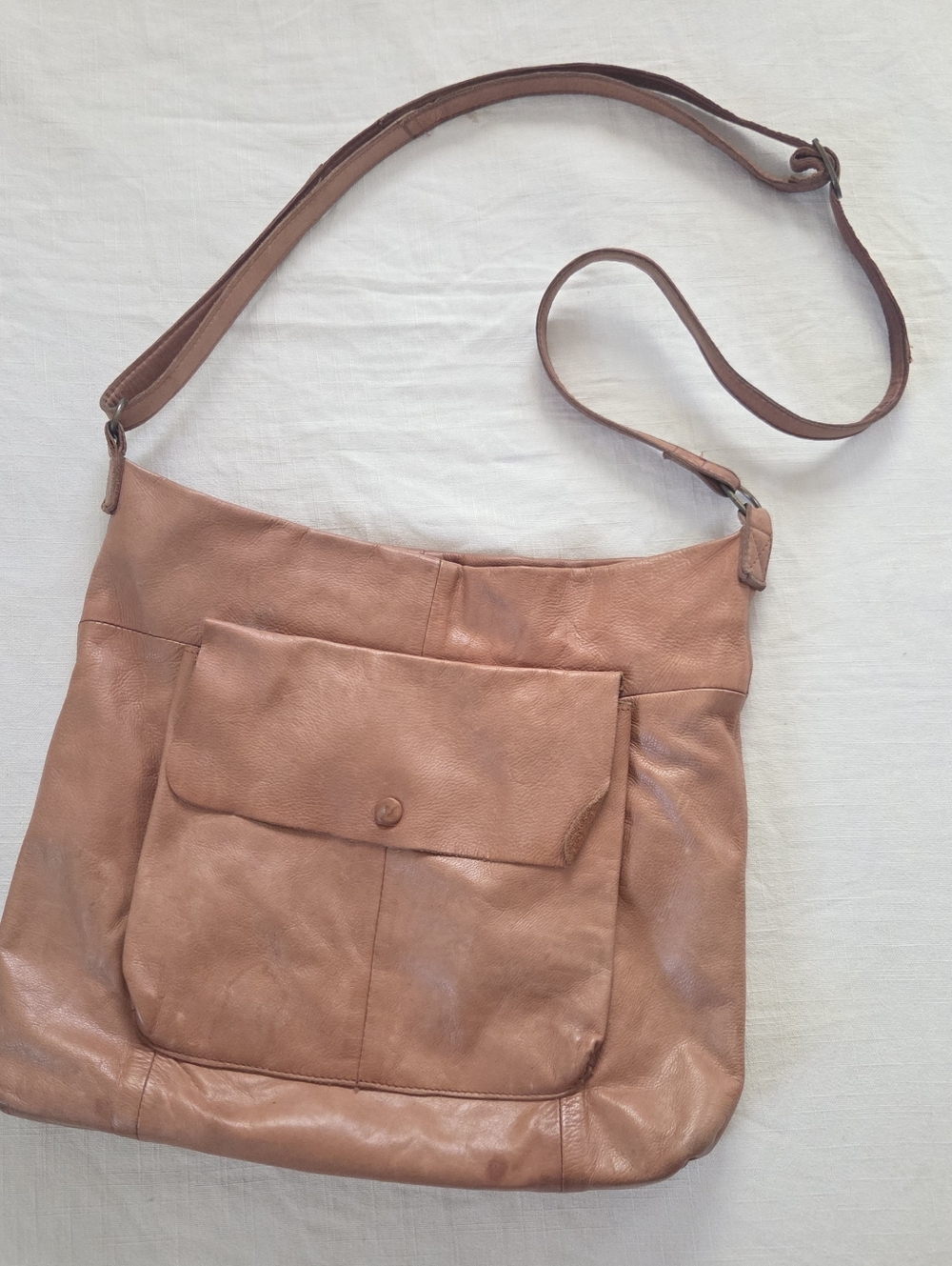 Leather Crossbody Day & Mood Malou Hobo Purse Bag *flaw - Picture 1 of 14
